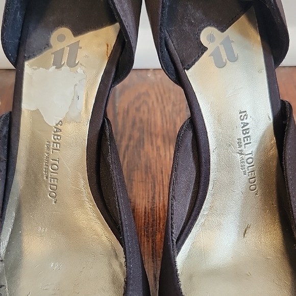 Isabel Toledo For Payless Statement Black Heels with Red Bows - Picture 2 of 8